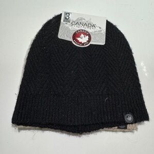 Canada Mens Weather Gear Wool Blend Beanies 3- Pack /NWT
